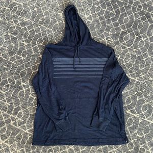 Mens Long Sleeve Hooded Shirt